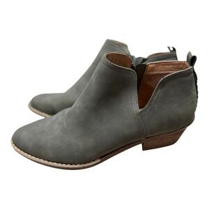 Dolce Vita Grey  Womens Sz 9 Booties Ankle Boots Zipper